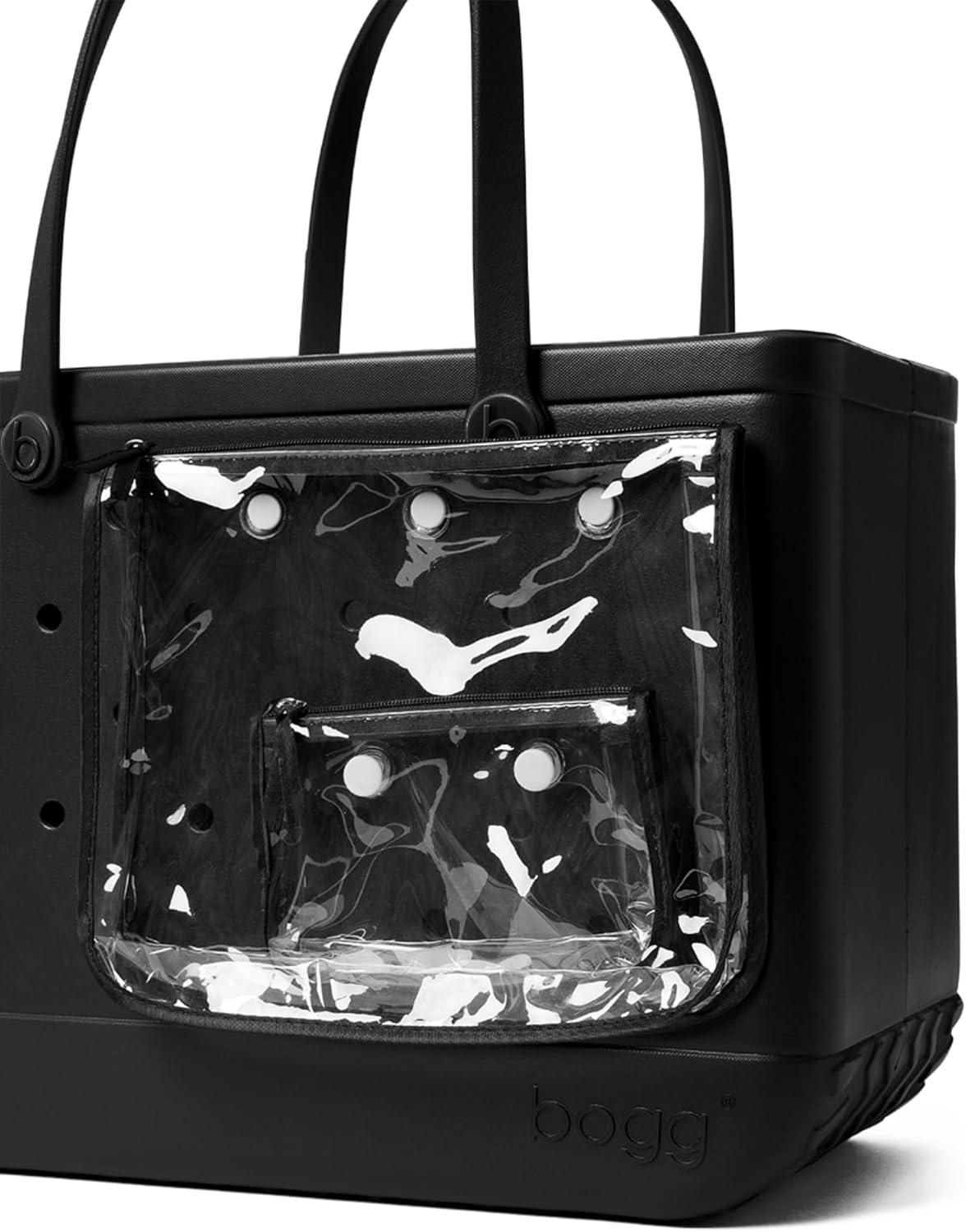 imageBOGG BAG Original Large Tote Black Call Me Bogg Black 19in L x 9in W x 14in H Beach Pool Boat Sports All Purpose EVA Lightweight Washable Durable