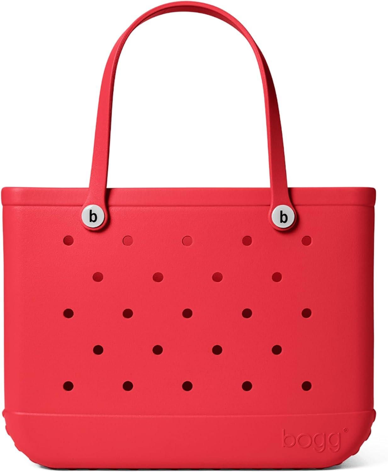 imageBOGG BAG Tote for Beach Pool Boat Sports All Purpose EVA White ButtonsOff to the Races Red