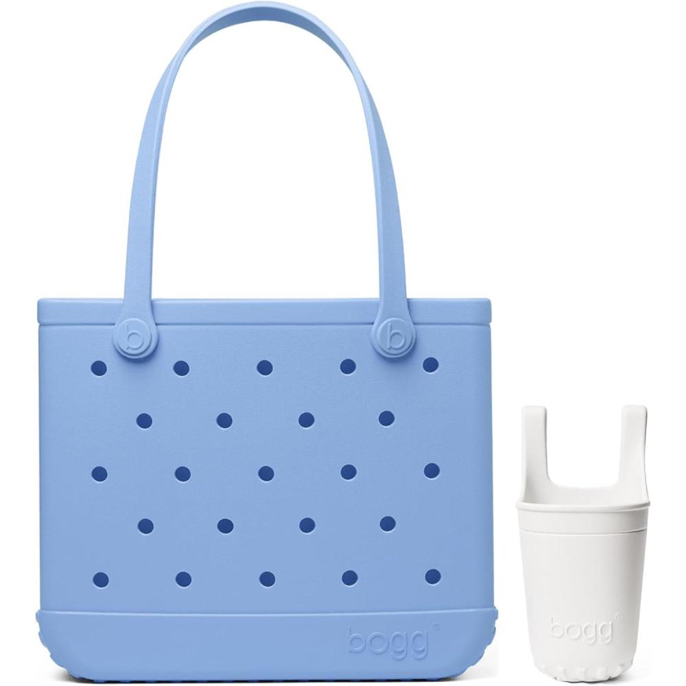 imageBOGG BAG Medium Tote Carolina on My Mind Bevy For Shore White 15in L x 5in W x 125in H Beach Pool Boat Sports All Purpose EVA Lightweight Washable Durable