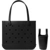 imageBOGG BAG  Medium Tote Black  Bevy Black  15in L x 5in W x 125in H  Beach Pool Boat Sports  All Purpose EVA  Lightweight Washable Durable