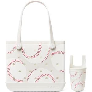 BOGG BAG – Medium Tote (Rounding Third) + Bevy (Rounding Third) – 15in L x 5in W x 12.5in H – Beach, Pool, Boat, Sports – All Purpose EVA – Lightweight, Washable, Durable