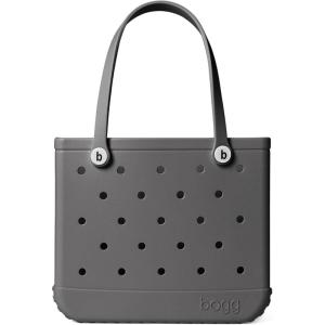 BOGG BAG – Tote for Beach, Pool, Boat, Sports – All Purpose EVA – White Buttons(Fogg)