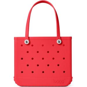 BOGG BAG – Tote for Beach, Pool, Boat, Sports – All Purpose EVA – White Buttons(Off to the Races  Red)