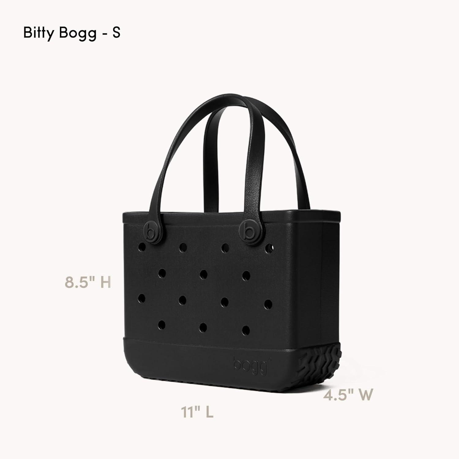 image:imageBOGG BAG Bitty Small Tote LBD Black Call Me Bogg LBD Black 11 x 85 x 45 Beach Pool Boat Sports All Purpose EVA Lightweight Washable Durable