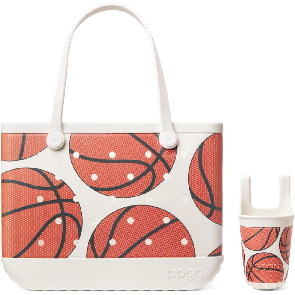 image:imageBOGG BAG Original Large Tote Hoop Dreams Bevy Hoop Dreams 19in L x 9in W x 14in H Beach Pool Boat Sports All Purpose EVA Lightweight Washable Durable