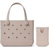 image:imageBOGG BAG Bitty Small Tote Mushroom  Call Me Bogg Mushroom  11 x 85 x 45  Beach Pool Boat Sports  All Purpose EVA  Lightweight Washable Durable