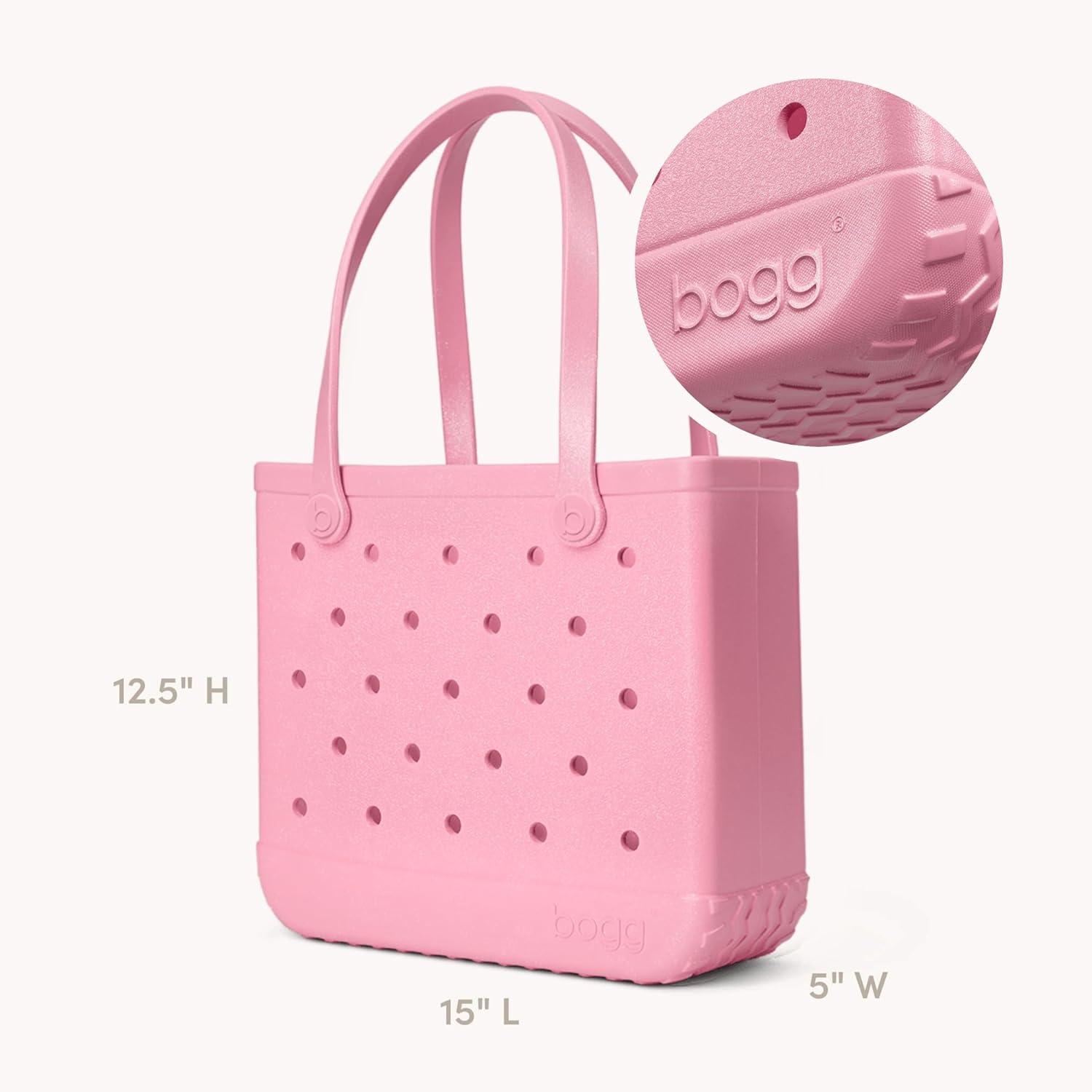 image:imageBOGG BAG Baby Medium Tote 15 x 125 x 5 Durable Washable Tipproof Beach Pool Boat Work SportsBubblegum Shimmer