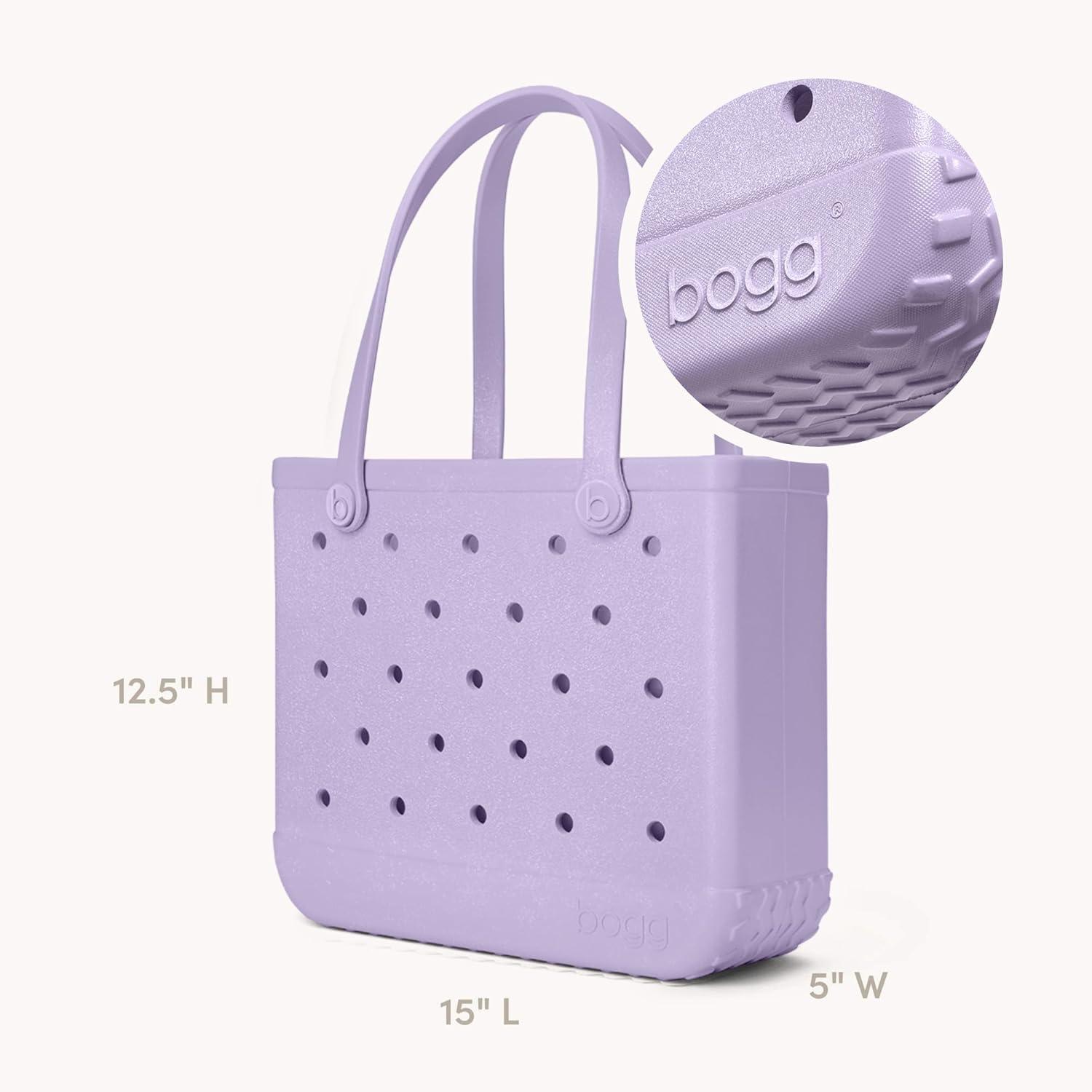 image:imageBOGG BAG Baby Medium Tote 15 x 125 x 5 Durable Washable Tipproof Beach Pool Boat Work SportsLilac Shimmer