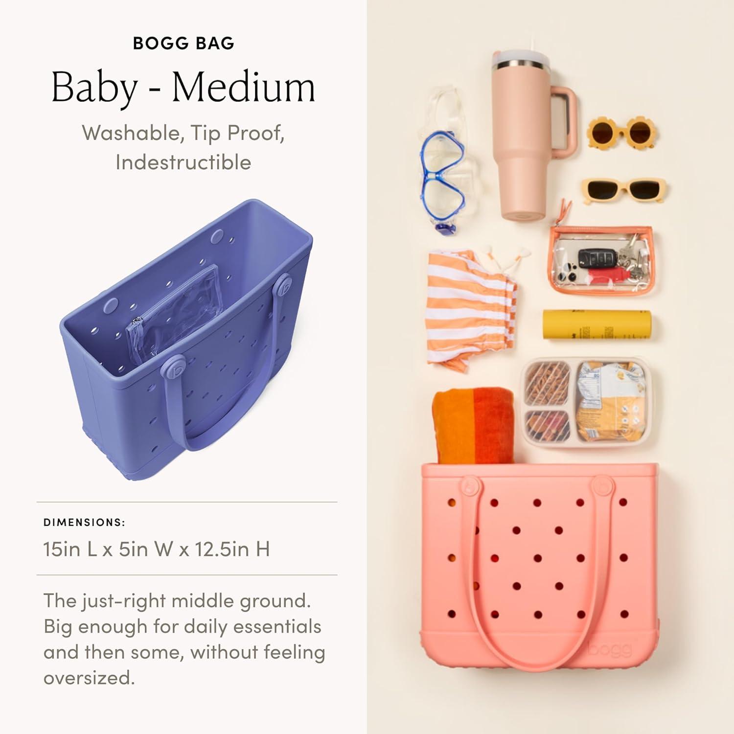 image:imageBOGG BAG Baby Medium Tote 15 x 125 x 5 Durable Washable Tipproof Beach Pool Boat Work SportsPretty as a Periwinkle
