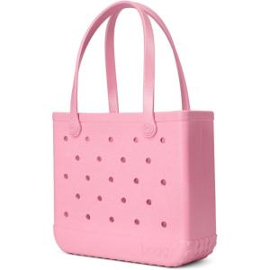 BOGG BAG Baby Medium Tote – 15” x 12.5” x 5” – Durable, Washable, Tip-proof – Beach, Pool, Boat, Work, Sports(Bubblegum Shimmer)
