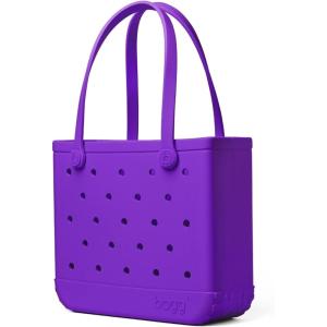 BOGG BAG Baby Medium Tote – 15” x 12.5” x 5” – Durable, Washable, Tip-proof – Beach, Pool, Boat, Work, Sports(Houston We Have a Purple)