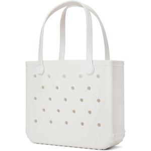 BOGG BAG Baby Medium Tote – 15” x 12.5” x 5” – Durable, Washable, Tip-proof – Beach, Pool, Boat, Work, Sports(Ice Shimmer)