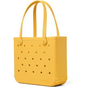 BOGG BAG Baby Medium Tote – 15” x 12.5” x 5” – Durable, Washable, Tip-proof – Beach, Pool, Boat, Work, Sports(Yellow-there)