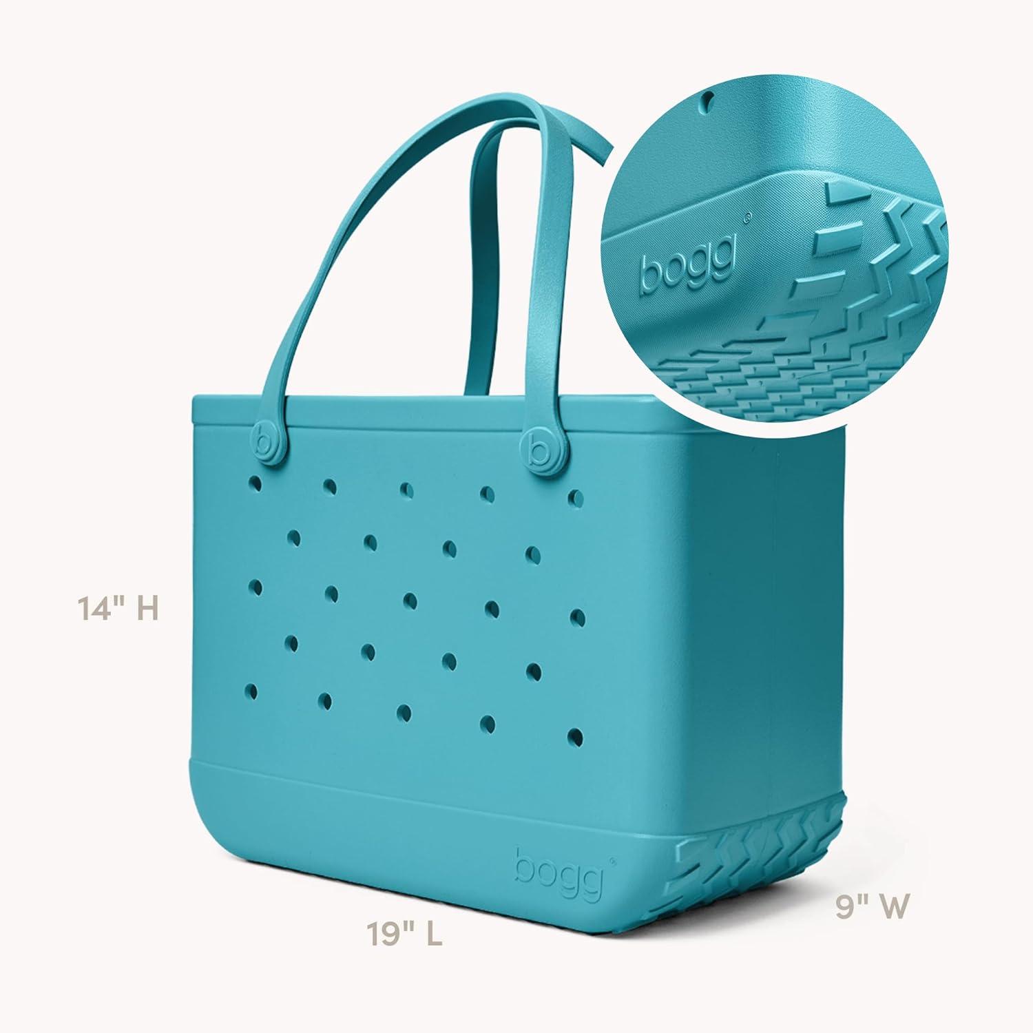 image:imageBOGG BAG Original Large Tote 19 x 14 x 9 Durable Washable Tipproof Beach Pool Boat Work SportsTurquoise and Caicos