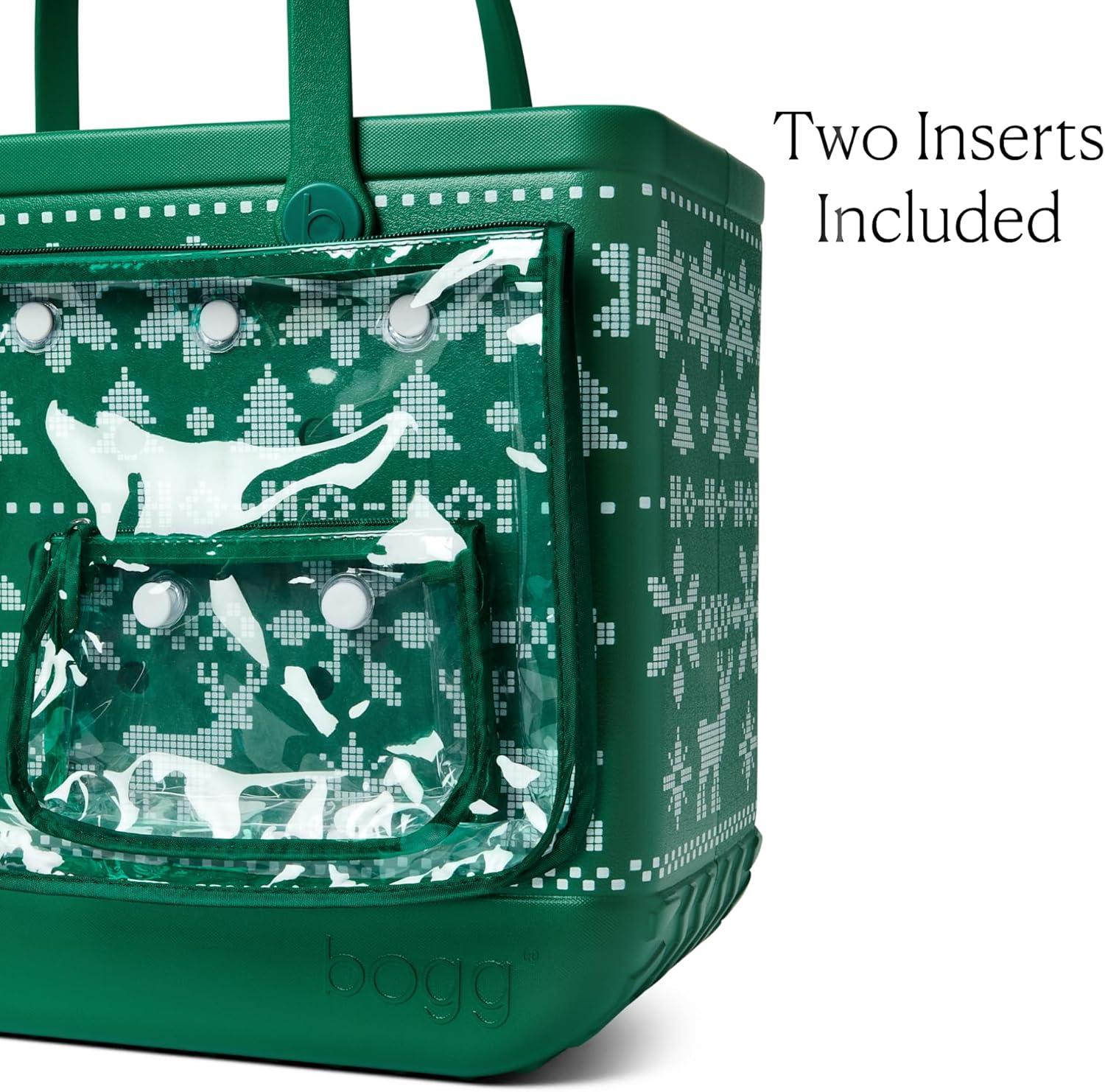 image:imageBOGG BAG Original Large Tote 19 x 14 x 9 Durable Washable Tipproof Beach Pool Boat Work SportsUgly Sweater Green