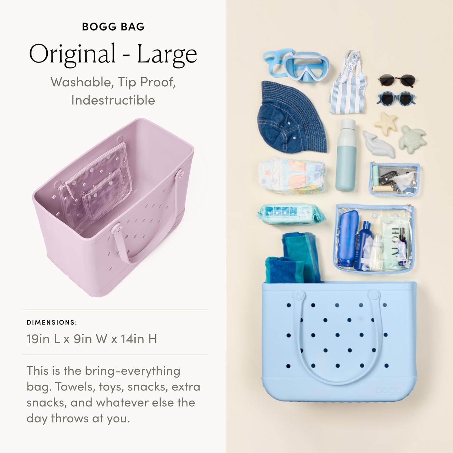 image:imageBOGG BAG Original Large Tote 19 x 14 x 9 Durable Washable Tipproof Beach Pool Boat Work SportsViolet Orchid
