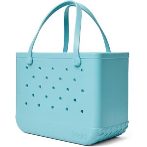 BOGG BAG Original Large Tote – 19” x 14” x 9” – Durable, Washable, Tip-proof – Beach, Pool, Boat, Work, Sports(Aquamarine)
