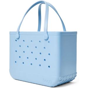 BOGG BAG Original Large Tote – 19” x 14” x 9” – Durable, Washable, Tip-proof – Beach, Pool, Boat, Work, Sports(Blue Skies)