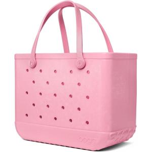 BOGG BAG Original Large Tote – 19” x 14” x 9” – Durable, Washable, Tip-proof – Beach, Pool, Boat, Work, Sports(Bubblegum Shimmer)