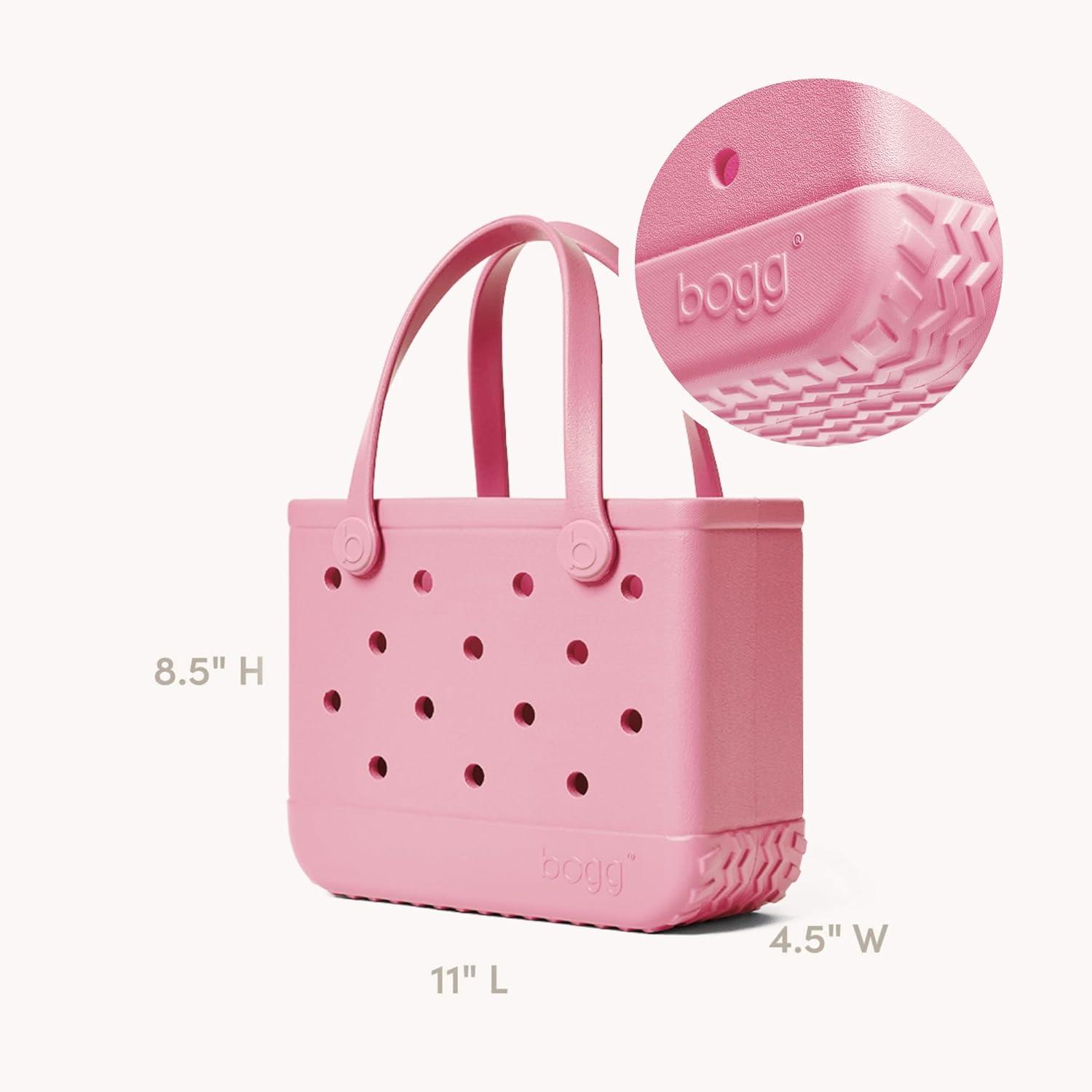 image:imageBOGG BAG Bitty Small Tote 11 x 85 x 45 Durable Washable Tipproof Beach Pool Boat Work SportsBlowing Pink Bubbles