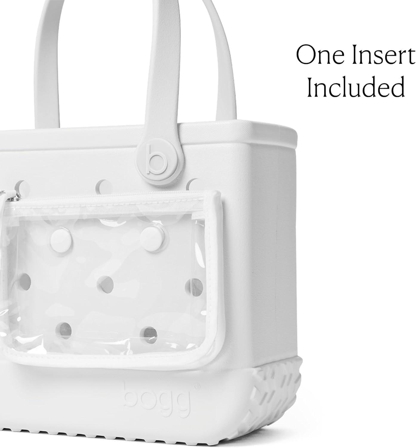 image:imageBOGG BAG Bitty Small Tote 11 x 85 x 45 Durable Washable Tipproof Beach Pool Boat Work SportsFor Shore White