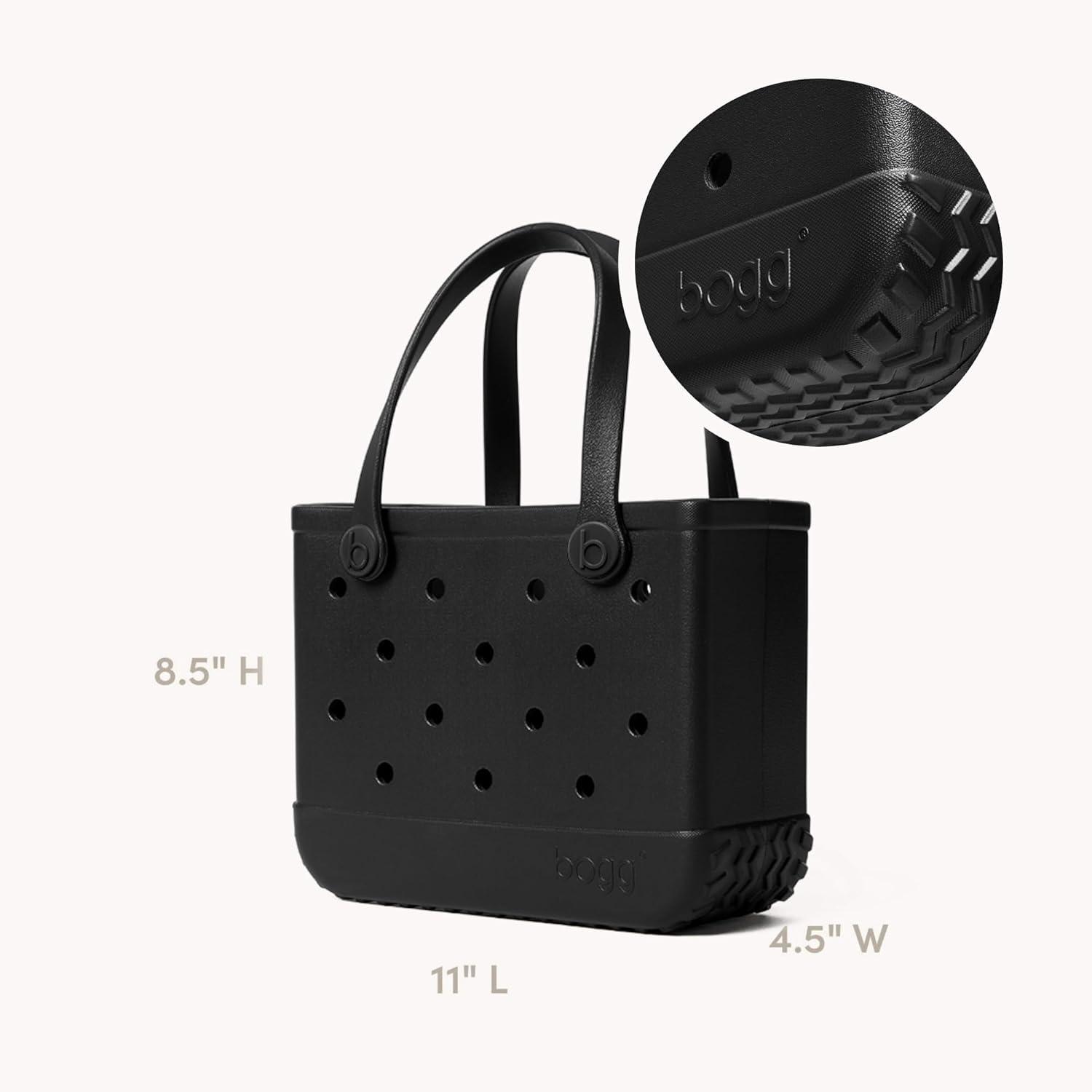image:imageBOGG BAG Bitty Small Tote 11 x 85 x 45 Durable Washable Tipproof Beach Pool Boat Work SportsLbd Black