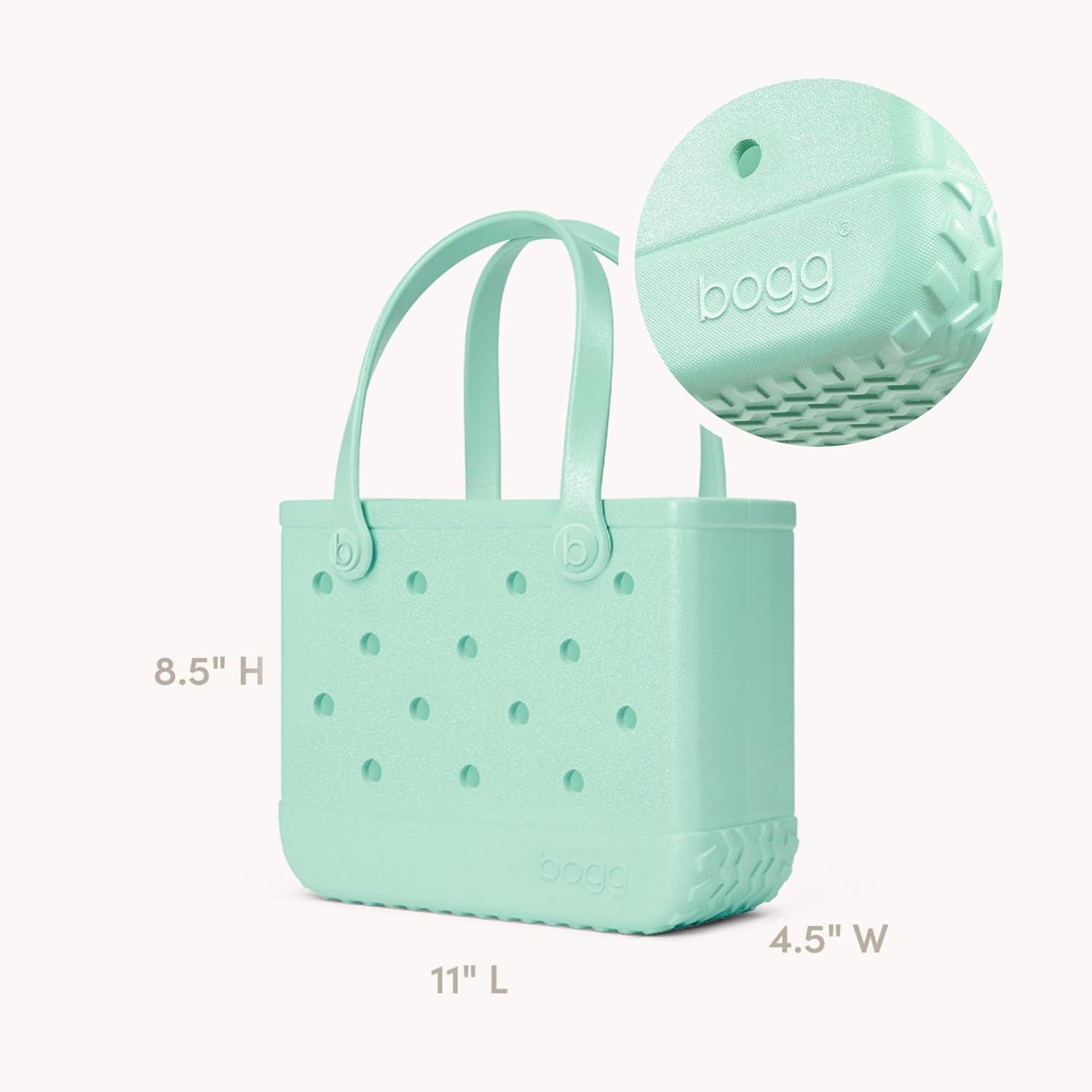 image:imageBOGG BAG Bitty Small Tote 11 x 85 x 45 Durable Washable Tipproof Beach Pool Boat Work SportsSeafoam Shimmer