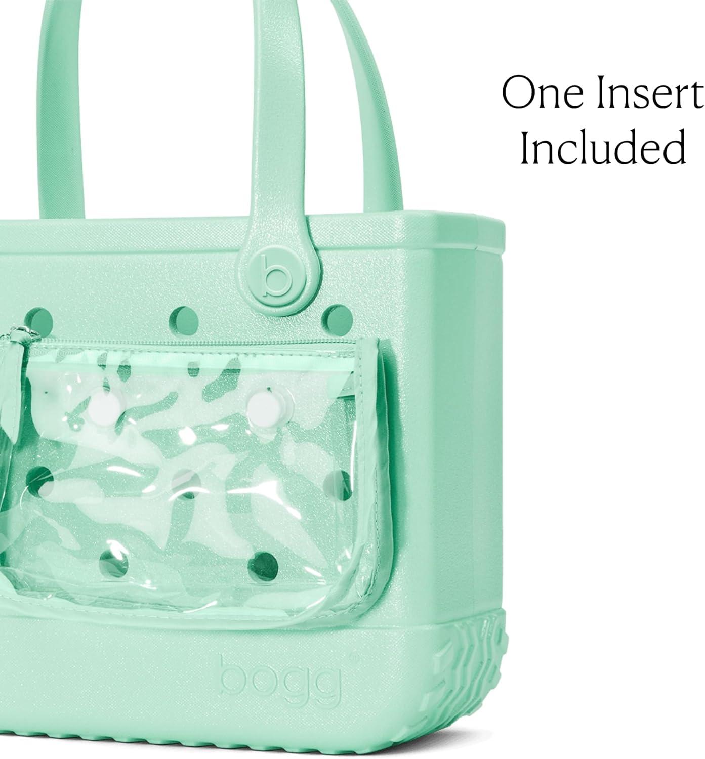 image:imageBOGG BAG Bitty Small Tote 11 x 85 x 45 Durable Washable Tipproof Beach Pool Boat Work SportsSeafoam Shimmer