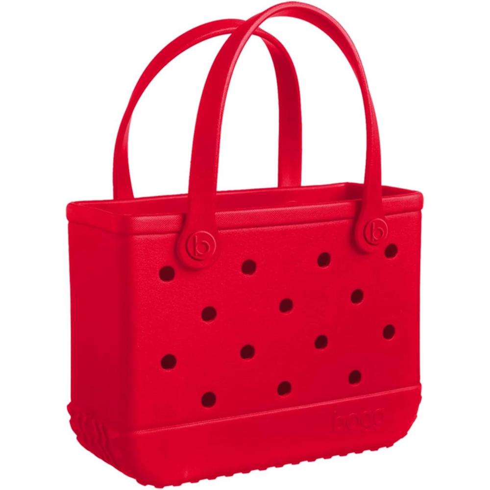 image:imageBOGG BAG Bitty Small Tote  11 x 85 x 45  Durable Washable Tipproof  Beach Pool Boat Work SportsOff to the Races Red