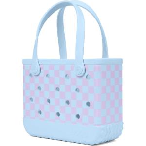 BOGG BAG Bitty Small Tote – 11” x 8.5” x 4.5” – Durable, Washable, Tip-proof – Beach, Pool, Boat, Work, Sports(Checker Out)