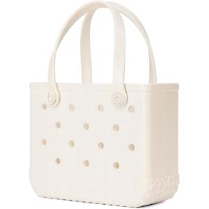 BOGG BAG Bitty Small Tote – 11” x 8.5” x 4.5” – Durable, Washable, Tip-proof – Beach, Pool, Boat, Work, Sports(Coconut Shimmer)