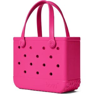 BOGG BAG Bitty Small Tote – 11” x 8.5” x 4.5” – Durable, Washable, Tip-proof – Beach, Pool, Boat, Work, Sports(Haute Pink)