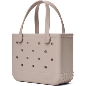 BOGG BAG Bitty Small Tote – 11” x 8.5” x 4.5” – Durable, Washable, Tip-proof – Beach, Pool, Boat, Work, Sports(Mushroom)