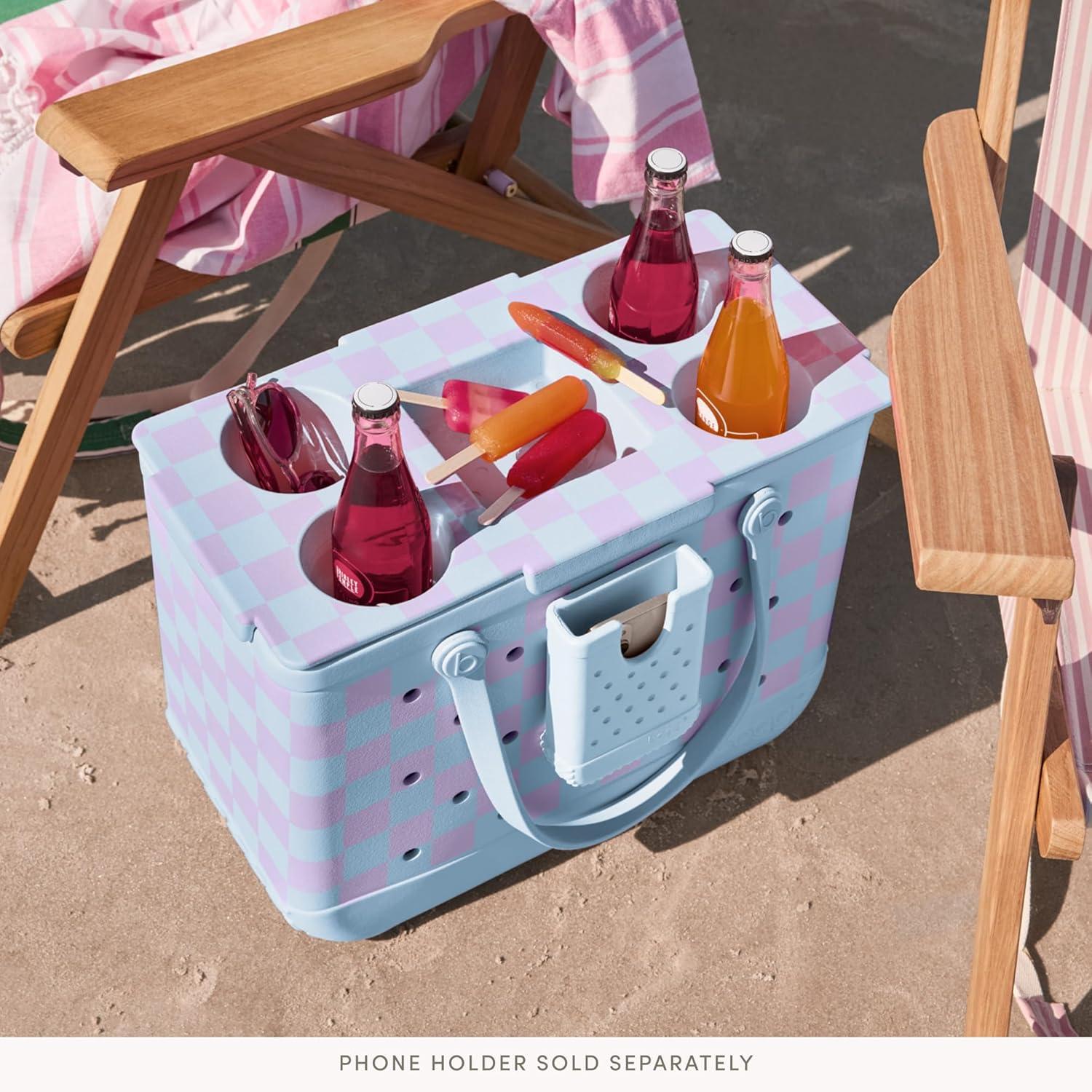 image:imageBOGG BAG Bundle Original Large Tote 19 x 9 x 14 Boggs N Ends Travel Organizer Pouch 9 x 3 x 7 Top o the Bogg to Ya Beach Pool Boat Work Sports Checker Out
