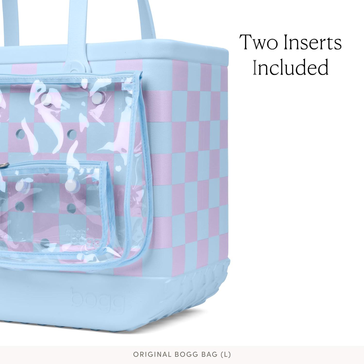 image:imageBOGG BAG Bundle Original Large Tote 19 x 9 x 14 Top o the Bogg to Ya Beach Pool Boat Work Sports Checker Out