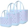 image:imageBOGG BAG Bundle  Original Large 19 x 9 x 14  Baby Medium 15 x 5 x 125  Bitty Small Tote 11 x 85 x 45  Beach Pool Boat Work Sports Checker Out