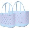 image:imageBOGG BAG Bundle  Original Large 19 x 9 x 14  Baby Medium Tote 15 x 5 x 125  Beach Pool Boat Work Sports Checker Out