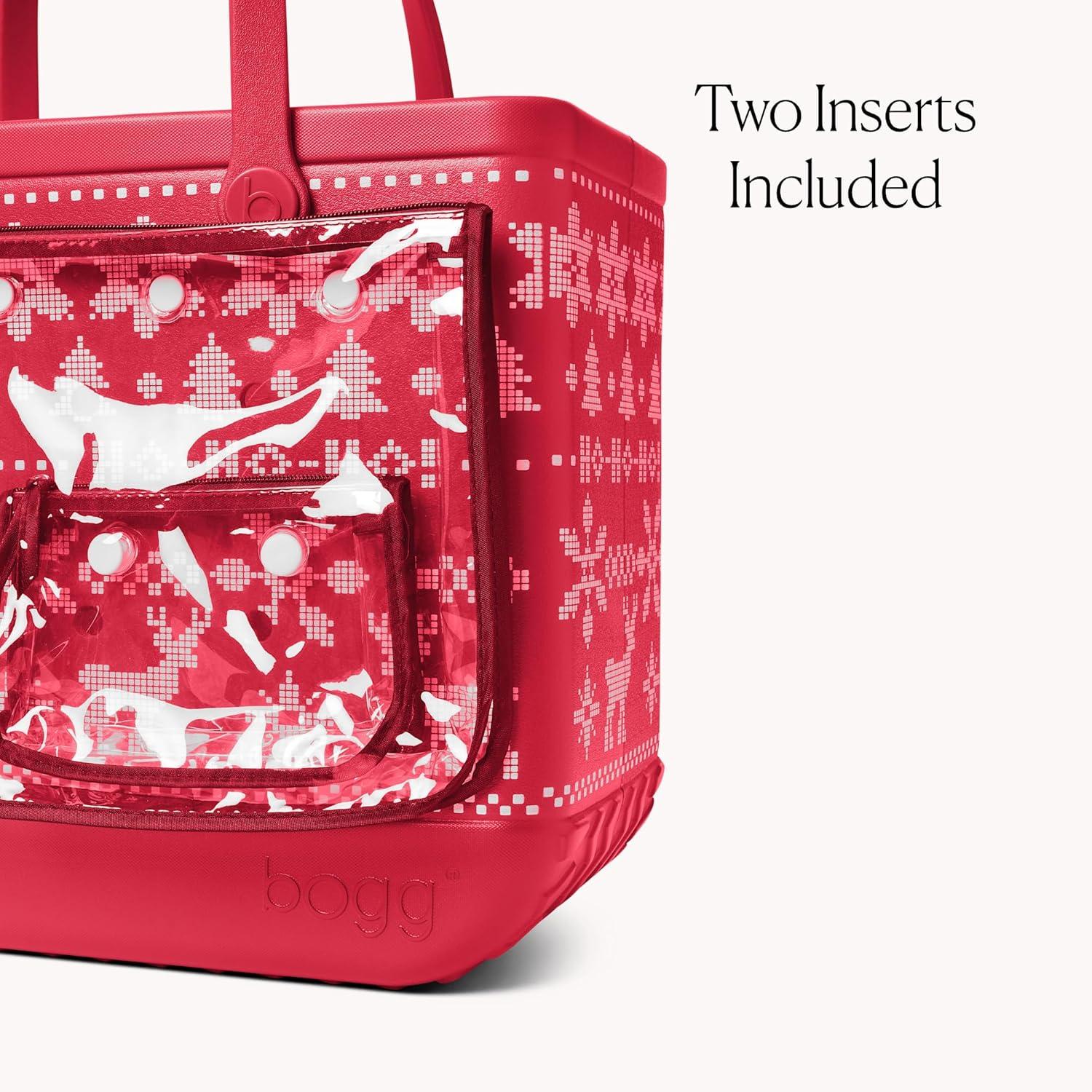 image:imageBOGG BAG Original Tote Durable Washable Tipproof Beach Pool Boat Work SportsUgly Sweater Red