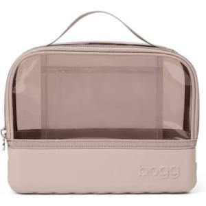 BOGG BAG Boggs n Ends Travel Organizer Pouch – 9” x 3” x 7” – Durable, Washable, Tip-proof – Compact Cosmetics Case (Mushroom)