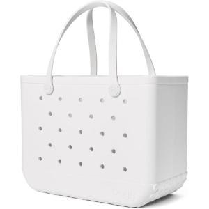 BOGG BAG Original Tote – Durable, Washable, Tip-proof – Beach, Pool, Boat, Work, Sports(For Shore White)