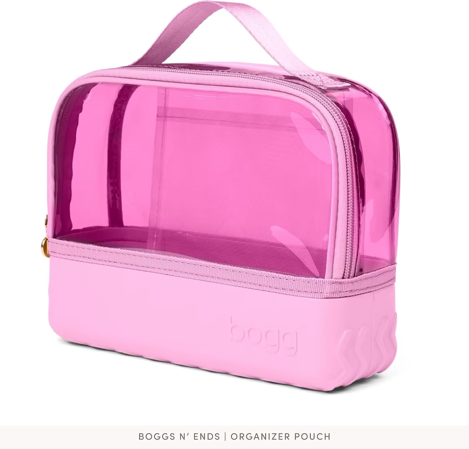 image:imageBOGG BAG Boggs N Ends Travel Organizer Pinky Taffy Original Large Tote Blowing Pink Bubbles Bevy Beverage Holder White Durable Washable Tipproof Beach Pool Boat Work Sports
