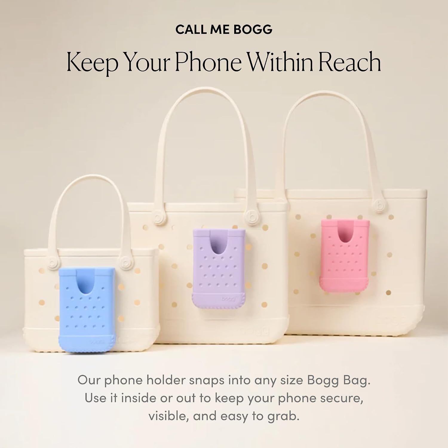 image:imageBOGG BAG Bundle Boggs N Ends Travel Organizer Carolina on My Mindl Bevy Beverage Holder White Call Me Phone Holder White Durable Washable Tipproof Beach Pool Boat Work Sports