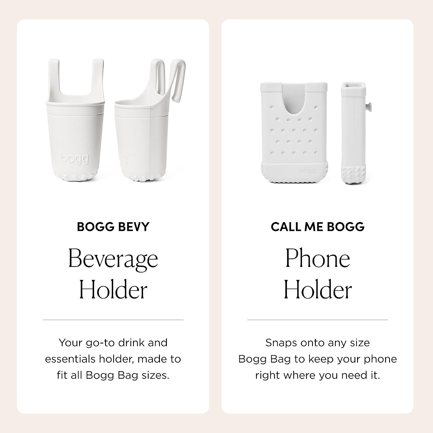 image:imageBOGG BAG Original Large Tote Under the Sea Foam Bevy Beverage Holder amp Call Me Phone Holder For Shore White Durable Washable Tipproof Beach Pool Boat Work Sports