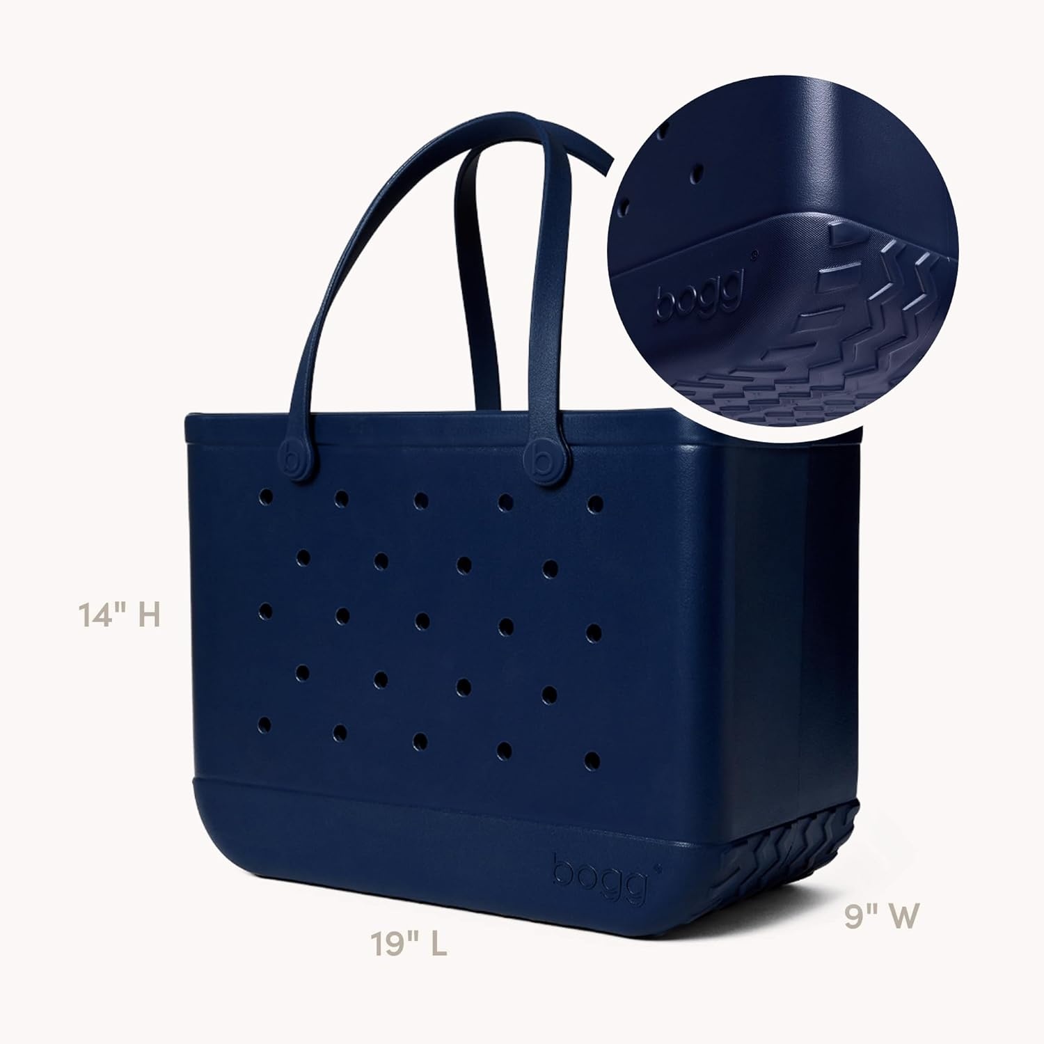image:imageBOGG BAG Original Large Tote You Navy Me Crazy Bevy Beverage Holder amp Call Me Phone Holder For Shore White Durable Washable Tipproof Beach Pool Boat Work Sports