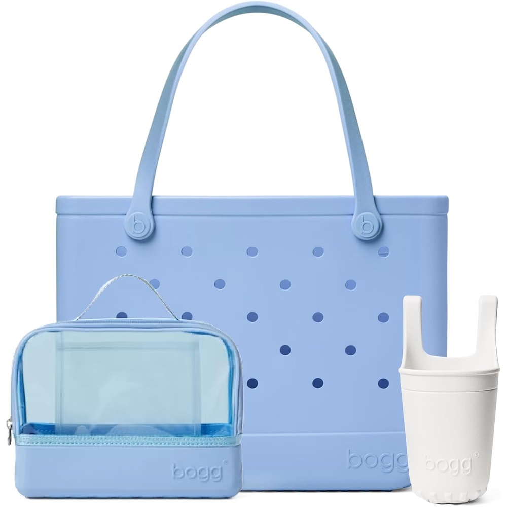 image:imageBOGG BAG Boggs N Ends Travel Organizer amp Original Large Tote Carolina On My Mind Bevy Beverage Holder White Durable Washable Tipproof Beach Pool Boat Work Sports