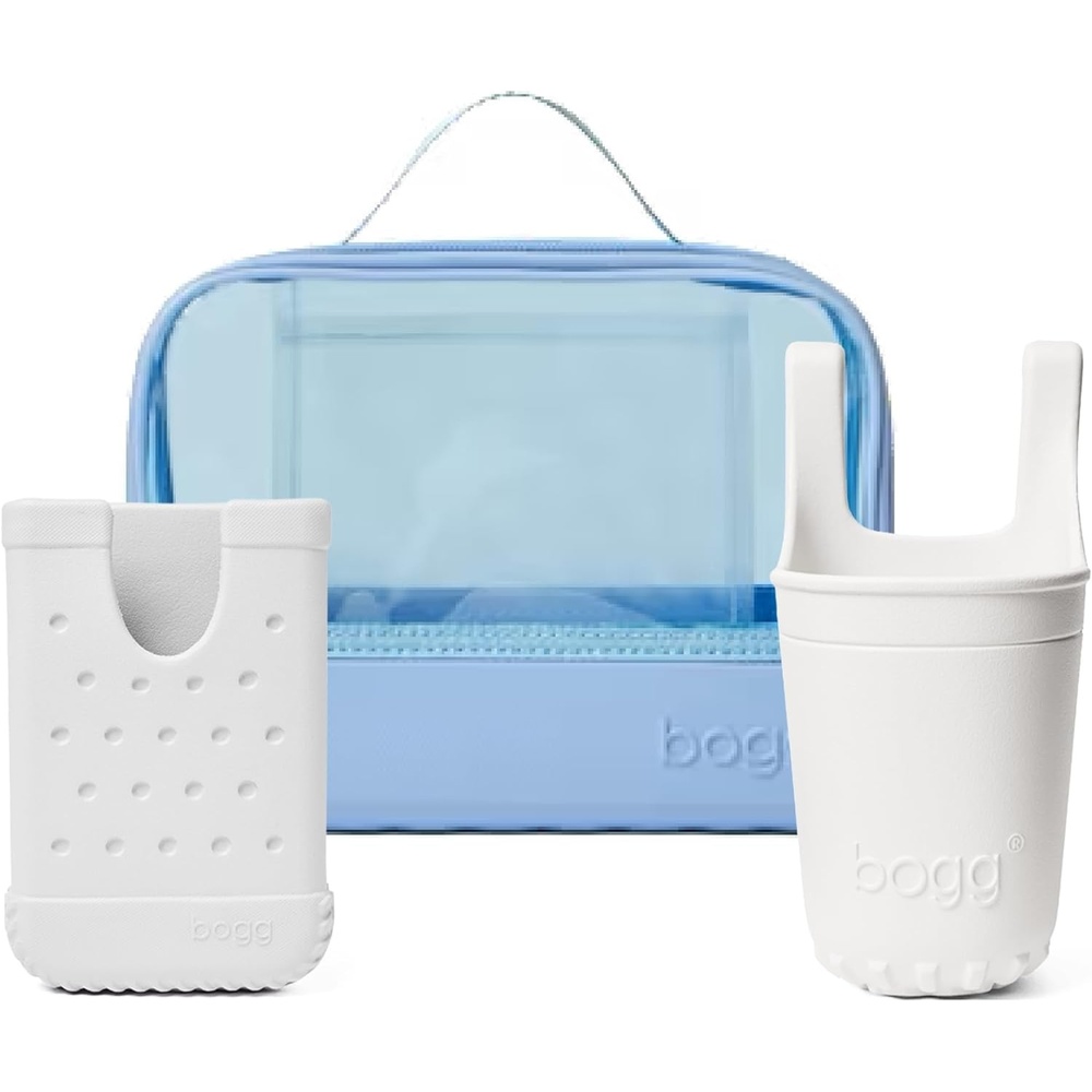 image:imageBOGG BAG Bundle Boggs N Ends Travel Organizer Carolina on My Mindl Bevy Beverage Holder White Call Me Phone Holder White Durable Washable Tipproof Beach Pool Boat Work Sports