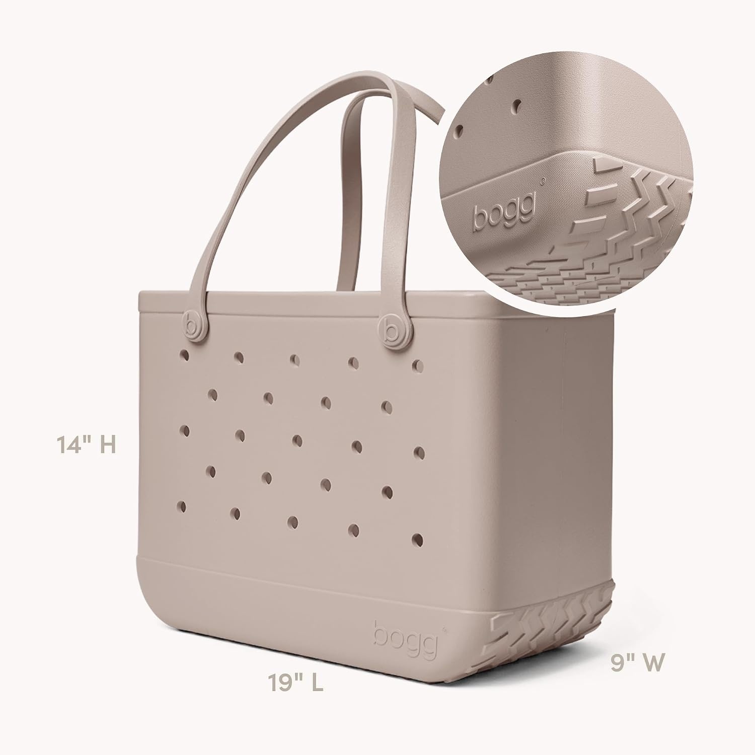 image:imageBOGG BAG Boggs N Ends Travel Organizer Original Large Tote Mushroom Top o the Bogg to Ya For Shore White Durable Washable Tipproof Beach Pool Boat Work Sports
