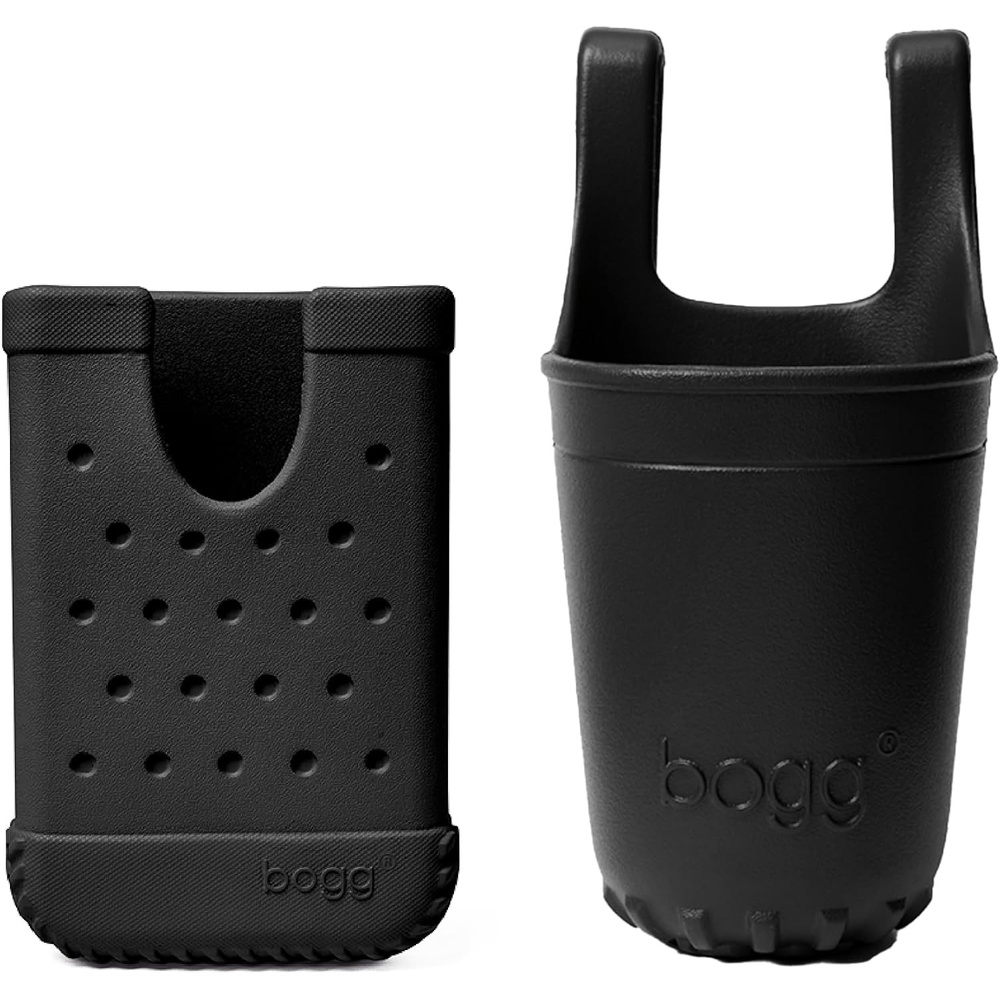 image:imageBOGG BAG Bevy Beverage Holder Call Me Bogg Phone Holder LBD Black Durable Accessory Washable Tote Organizer Beach Pool Boat Work Sports